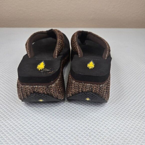 Volatile Womens Woven Platform Flip Flops Size 6 - Picture 8 of 10